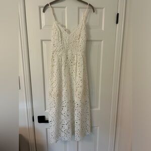 Nordstrom white lace dress